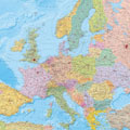 карты Европы, Евразии