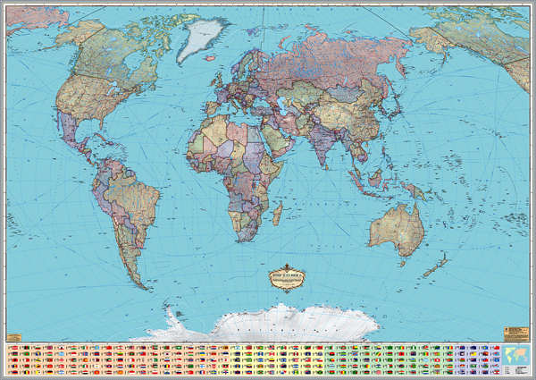 Политическая карта мира (mir014)