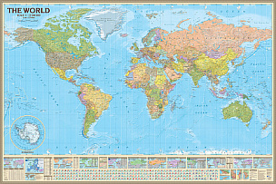 Political world map (mir052)